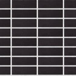 Black Brick Satin Stack Bond