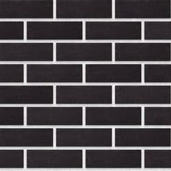 Black Brick Satin Stretcher Bond