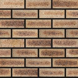 Blue Barley Travertine Stretcher Bond