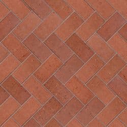 Burgundy Modular Herringbone