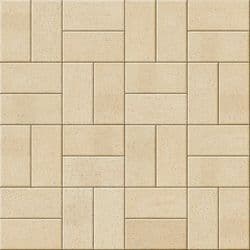 Clay Golden Dune Paver Basketweave