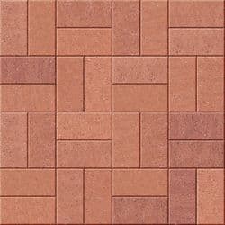 Clay Red Paver Basketweave