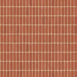 Red Smooth Tumbled Soldier (Cream Mortar)