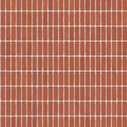 Red Smooth Tumbled Soldier (White Mortar)