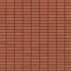 Red Smooth Tumbled Stack (Charcoal Mortar)