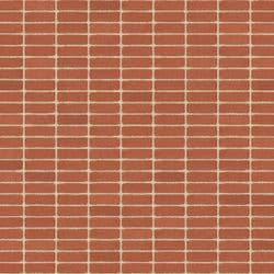 Red Smooth Tumbled Stack (Cream Mortar)