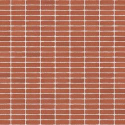 Red Smooth Tumbled Stack (White Mortar)