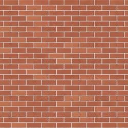 Red Smooth Half (White Mortar)