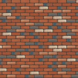 Restoration Red Tumbled Half (Charcoal Mortar)