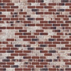 Treasury Red Tumbled Half (White Mortar)