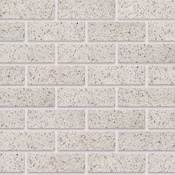 Vanilla Travertine Stretcher Bond