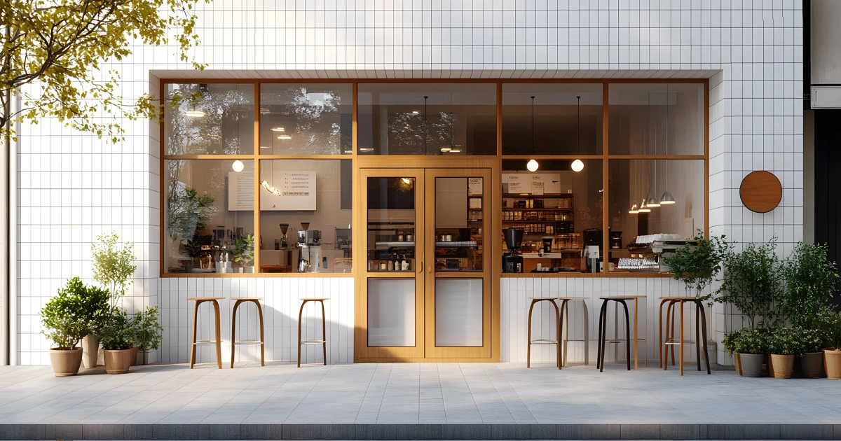 Virtual Cafe Exterior - Floor surface preview of 